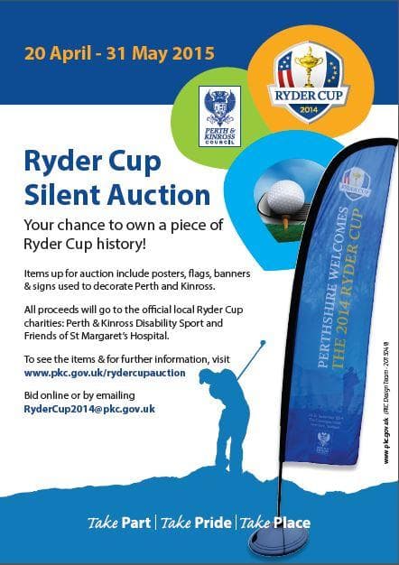 Ryder Cup auction poster